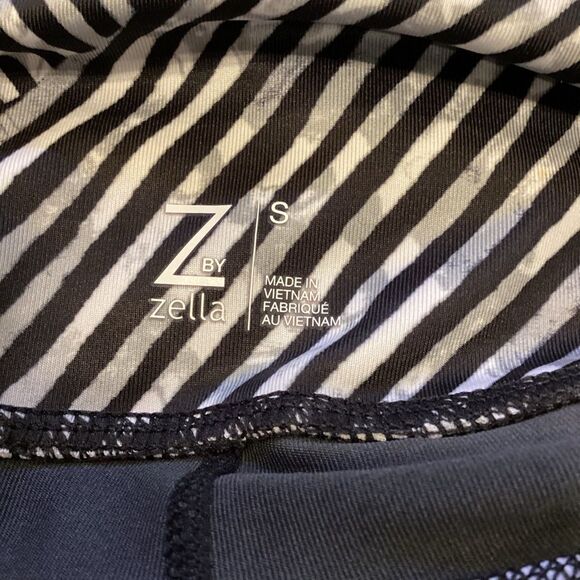 NWT Z By Zella Pants Women's Small Geometric Active Leggings High Waist - Picture 7 of 11